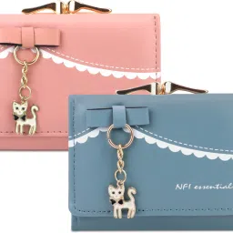Casual Pink, Blue Clutch - Mini-image-22
