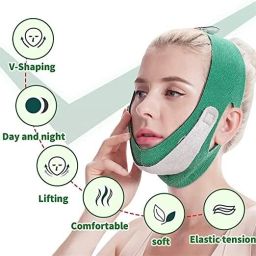 Hari V-line Facial Slimming Belt for Chin and Cheeks Anti-Wrinkle Ultra ThinFace Shaping Mask-image-37