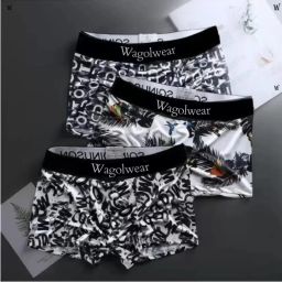 Pack of 3 Camouflage, Printed, Geometric Print Men Brief-picture-0