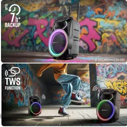 ZEBRONICS ZEB-Ginox 80 W Bluetooth Party Speaker image 4