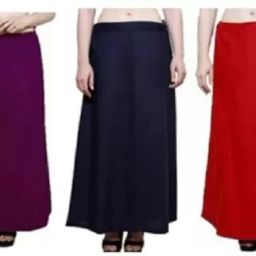 ANANT CREATION PETTICOAT UNDERSKIRT 5 PEICE, FIROJI, MEGENTA, NEVY BLUE, RED, GERMAN BLUE Cotton Blend Petticoat-image-2