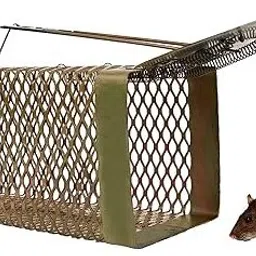 Rat cage |Iron rat trap|Rat/Mouse Catcher|Rat Pinjra |Chuha Daani|PACK OF 1 Live Trap-picture-18