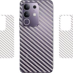 BERRIES vivo T4x 5G, || 3D CARBON FIBER ULTRA-THIN BACK LAMINATION || Mobile Skin-20