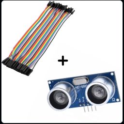 A-Ultrasonic Sensor+Female to female Jumper/ Breadboard wire combo Electronic Components Electronic Hobby Kit-image-14