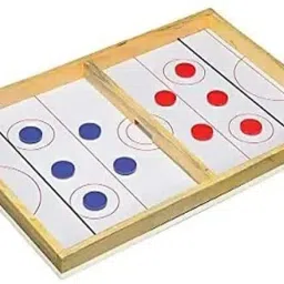 2 in 1 String Hockey Table Board with White Marker Kids Boys Girls and Adults 60 cm Carrom Board-image-68
