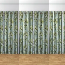 154 cm (5 ft) Polyester Room Darkening Window Curtain (Pack Of 6)-7