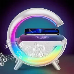 Esta 3-in-1 Wireless Charger with Bluetooth Speaker & RGB Night Lamp 15 W Bluetooth Home Audio Speaker-26