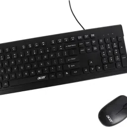 Acer ZC.A01SI.052 Wired Keyboard And Mouse Wired USB Standard Desktop Keyboard Compatible with Desktop, Laptop, Mac image 2