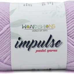 Impulse Hand Knitting & Crochet Yarn (Lilac) (200gms)-20