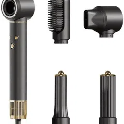 Linkify 6-in-1 Hair Dryer Brush & Styler with Ionic Technology – Detachable Brush Heads Hair Styler-image-1