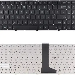 SOLUTIONS-365 COMPATIBLE LAPTOP KEYBOARD FOR ASUS U52 WITHOUT BACKLIT BLACK US Internal Laptop-size Laptop Keyboard Compatible with Desktop, Laptop, Mac-image-4