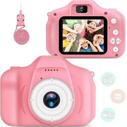 Kids Digital Camera, | Photos Video Digital Camera with Filters & Games PINK-image-21