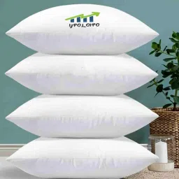 LUXURY Polyester Fibre Solid Sleeping Pillow Pack of 4-image-49