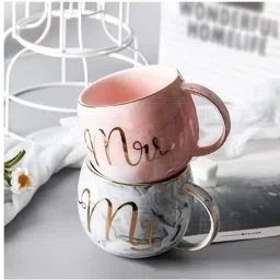 Mr & Mrs Coffees for married couples for wedding gifts breakfast Tea cup Ceramic Coffee Mug-image-22