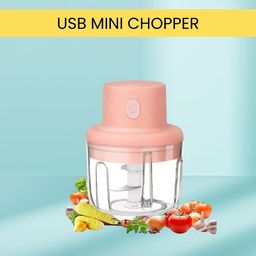 guggu Mini Rechargeable Chopper, Electric Chopper for Onion, Garlic and VegetableB203 Electric Vegetable & Fruit Chopper-picture-19
