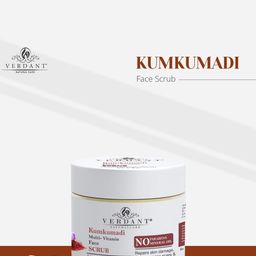 Verdant Natural Care Lightening & Brightening Kumkumadi Face Scrub -100ml-43