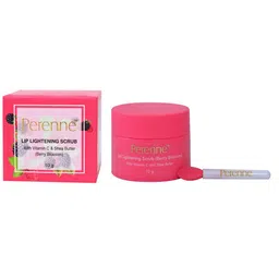 Perenne Lip Lightening Scrub With Shea Butter & Vitamin C - 10g - Berry Blossom-58