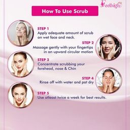 FEELHIGH Set Of 2 Charcoal Scrub & Aloevera Scrub For Face & Body Exfoliators 500 ml Each image 4