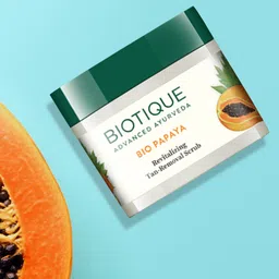 Biotique Papaya Tan Removal Brightening & Revitalizing Face Scrub - 75g Jar-57