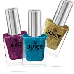Nail Paint Combo 11 1 Metallic Gold - S06, 1 Aqua Marin - S11, 1 Red Violet - S39-picture-4