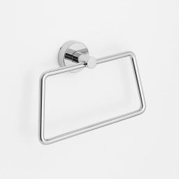 Triangular Shape Towel Ring/ Napkin Holder/Hanger for bathroom Silver Towel Holder-image-94
