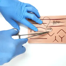 opsys simulations 3 Layer Suture Pad with wound –Large Size pad (Size : L x W x T: 18 cm x 12 cm x 1 cm), Reusable Silicon Suture , Suture Practice Model for Medical Training image 2