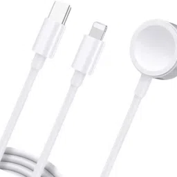 MARS 2-in-1 Type-C Charger for Apple Watch & Phone Compatibility Charging Pad-image-5