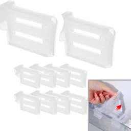 10pcs Drawer Organizer System Fridge Collapsible Divider Fridge Side Door Drawer Divider-image-88