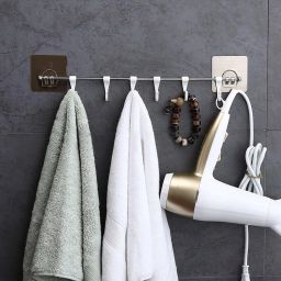 Multi-Functional Six Groups Without Drilling Hook,Kitchen Utensils Rack Holder Door Hanger-image-50