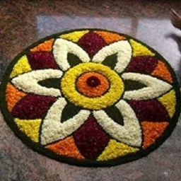 Multicolor Synthetic Area Rug-image-64