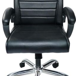 activa Executive Revolving Office Chair|Computer Desk Chair with Cushioned Seat & Back| NA Office Adjustable Arm Chair-picture-0