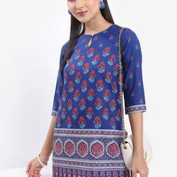 Vishudh Floral Printed Straight Kurta-image-62