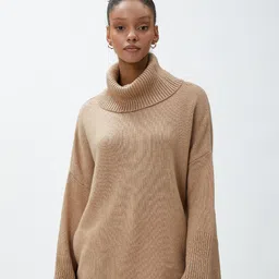 Koton Striped Turtle Neck Pullover-image-31