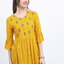 Vishudh Embroidered Ethnic Tunic-image-5
