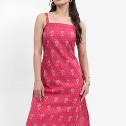 Vishudh Pink Ethnic Motifs Printed Kurta-image-50