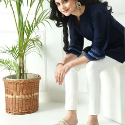 MEESAN Mandarin Collar Tunic-image-61