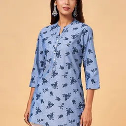 RANGMANCH BY PANTALOONS Floral Printed High Low Kurti-image-53