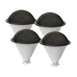 BENE Plum Black & White  4 Pieces Frustum Shaped Self-Assembly Outdoor Lamps-image-19