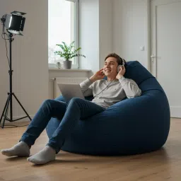 XXXL Tear Drop Bean Bag Cover (Without Beans)-image-39