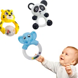 3 pcs Baby Rattles Set Teething toys for Babies 3-12 Months Infant Newborn Toys Rattle-16