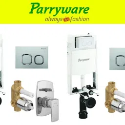 Half Frame Concealed Cistern, with divater body upper Euclid set of 2 pic 364 Dual Flush Tank-picture-17