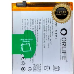 orlife Mobile Battery For Oppo F3, F5, A77, F5 Youth, BLP631 (1 Year Replacement Warranty )-image-3