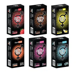 Notty Boy Set Of 6 - Strawberry and Banana Flavour Condoms 10 Pcs Each-17