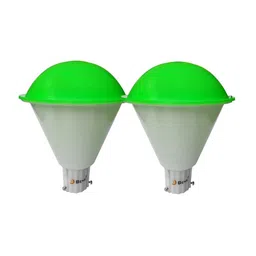 BENE Green & White 2 Pieces Self-Assembly Spherical Shaped Outdoor Lamps-19