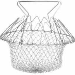 Chef Foldable Steam Basket Collapsible Deep Frying Basket-image-9