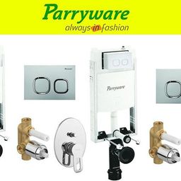 parryware Half Frame Concealed Cistern, with divater body upper Pluto set of 2 pic 401 Dual Flush Tank-picture-41