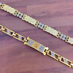 Bracelet FST01 Gold Finish RakhiSet-image-77
