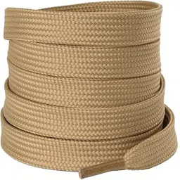 XERUS Shoe lace tan flat hollow 120cm camel brown shoe laces for canvas sneakers shoes Shoe Lace-image-46