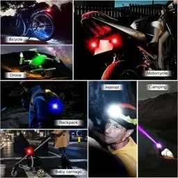 Best LED Light 7 Color + Flashing Modes for Drone Helmets Bike Aircraft Light_71 Shower Laser Light-36