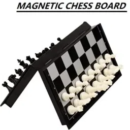 Magnetic Travel Chess Set with Folding Chess Board Educational Toys for Kids 25 cm Chess Board-picture-24